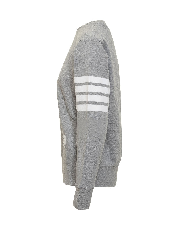 4-Bar Cotton Sweatshirt