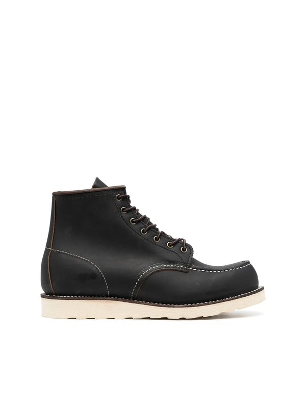 Red Wing Black Lace-Up Boots