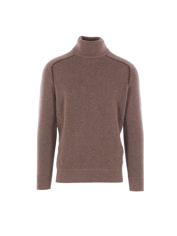 Z Zegna Brown Knitted