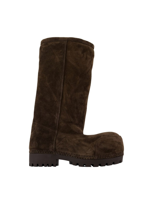 Balenciaga Brown Middle Boots