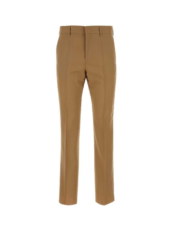 Wool Blend Tailored Pants