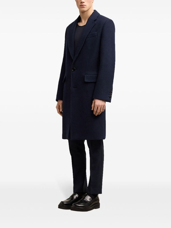 Single Breasted Wool Coat