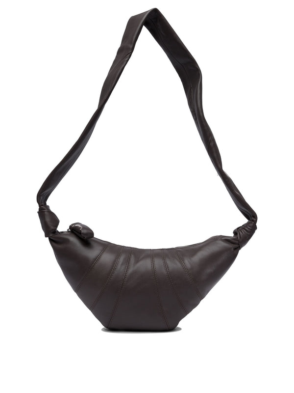 Croissant Leather Small Crossbody Bag
