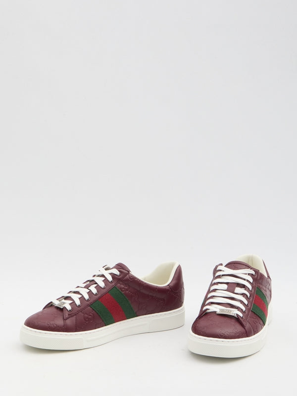 Ace Leather Low Top Sneakers - Jente