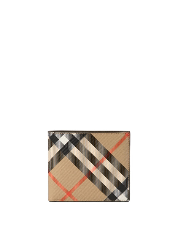 Check Pattern Bifold Wallet