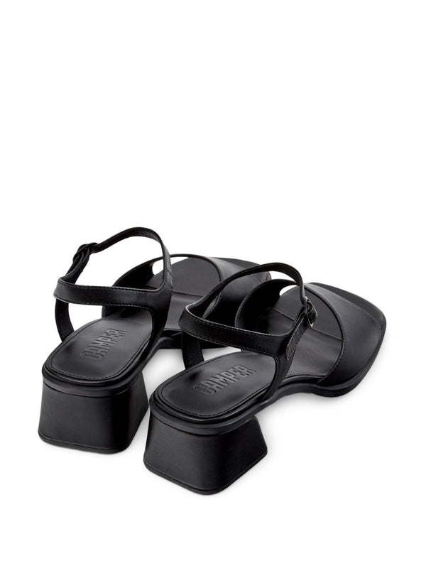 Camper Black Sandals Heel
