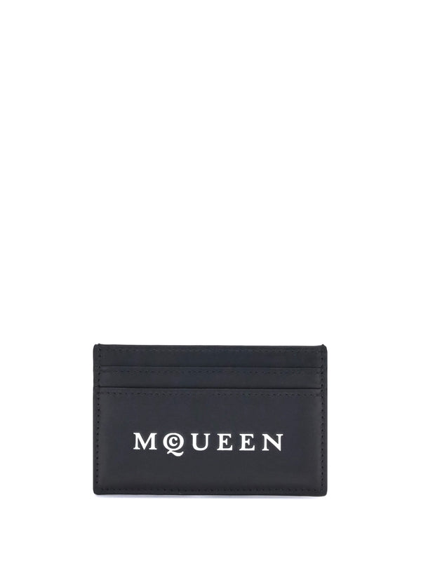 Alexander Mcqueen Black Card Holders