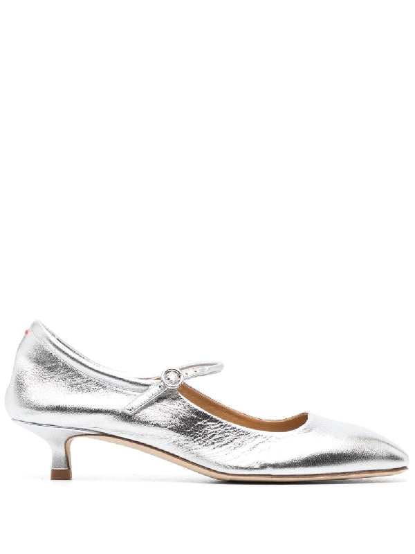 Aline Nappa Leather Ballerina Loafer
  Heel