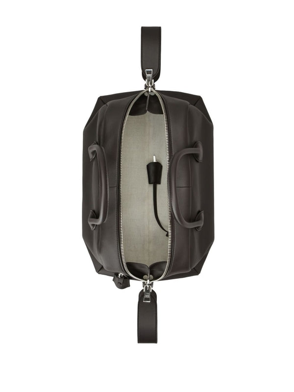 Darsena Logo Leather Medium Tote Bag