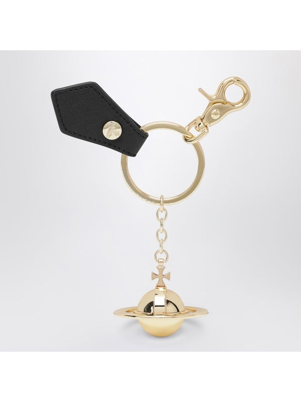 Vivienne Westwood Black Gold Keyrings