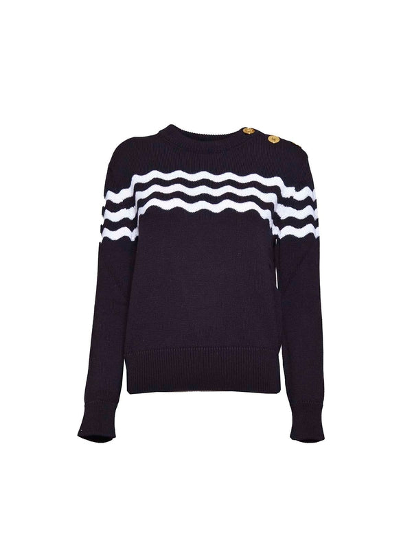 Shoulder Button Knit