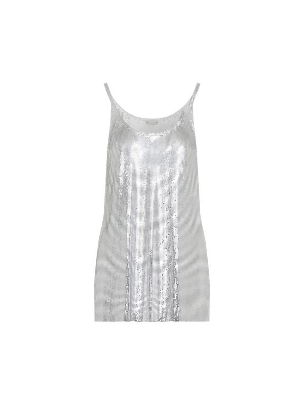 Allover Sequin Embellished Slip Mini Dress