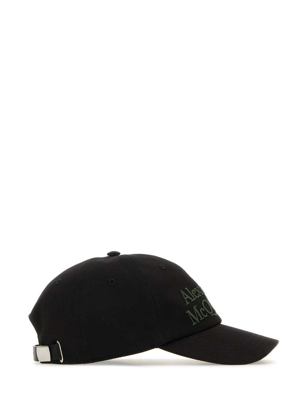 Alexander Mcqueen Black Cap