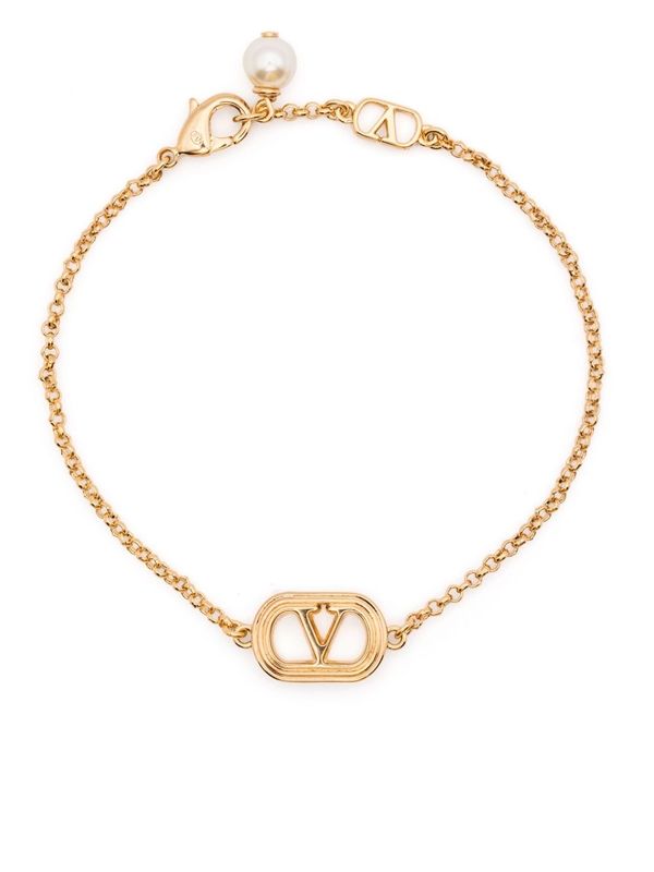 V Logo Pearl
  Decoration Bracelet