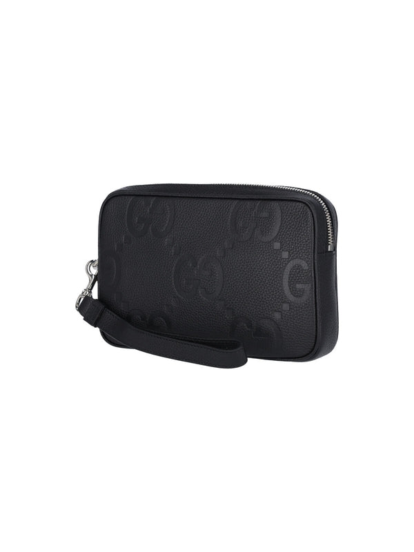 GG Leather Small Pouch Bag