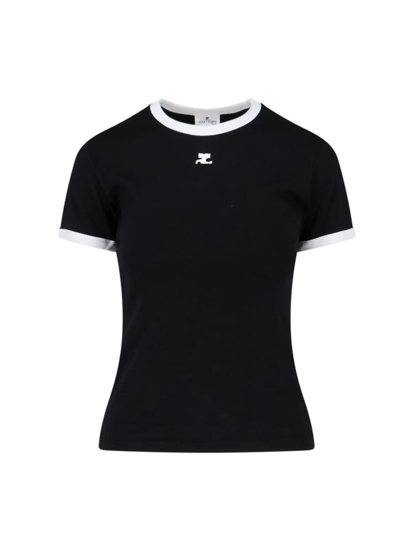 Courrèges Black Half Sleeve