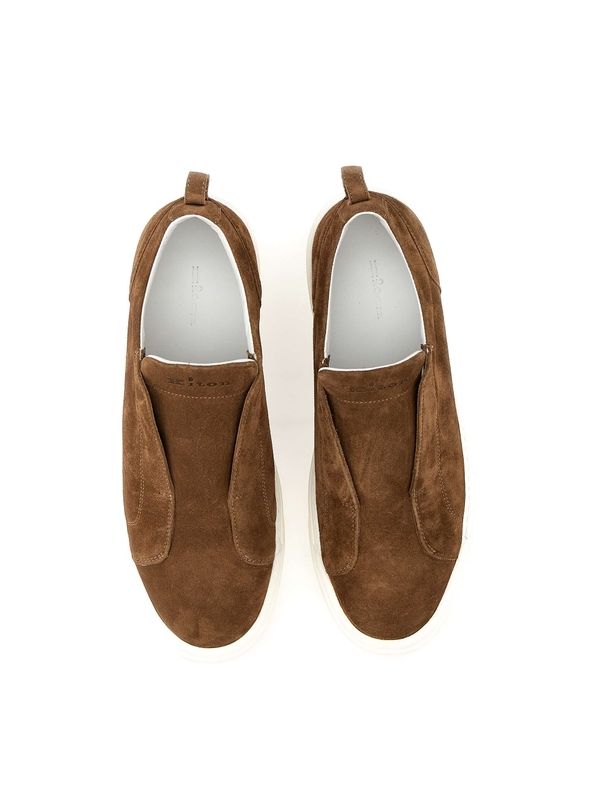 Suede Slip-On Low-Top Sneakers