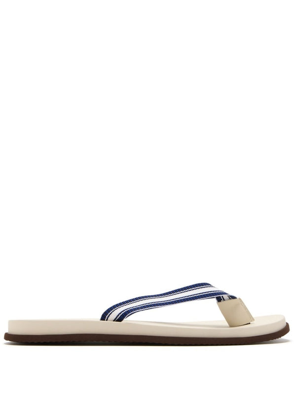 Brunello Cucinelli Beige Flip Flops