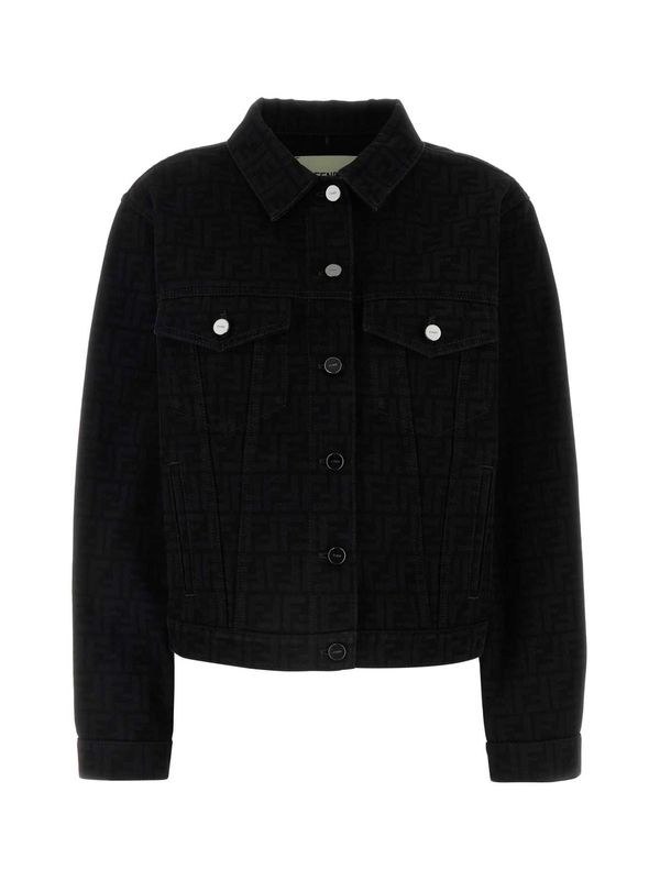 FF Pattern Denim Jacket