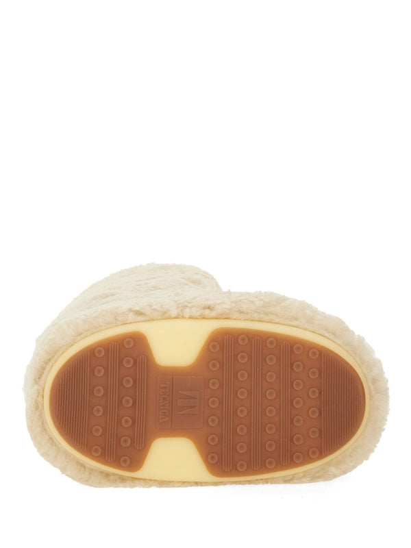 Moon Boot Beige Lace-Up Boots