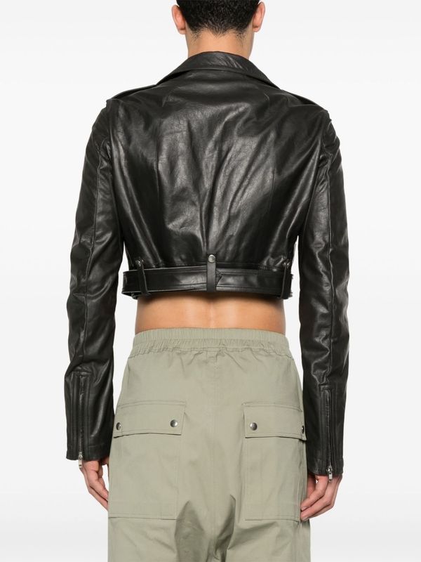 Rick Owens Black Biker Jackets