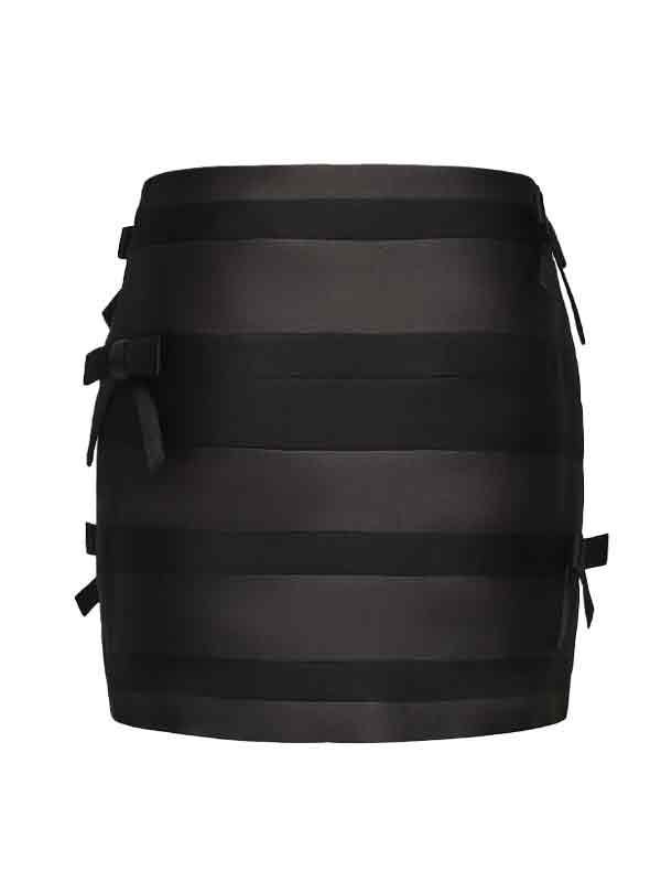 Bow Tie Mini Skirt