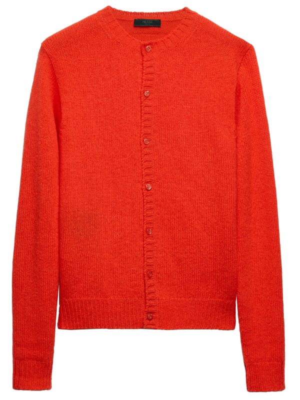 Back Triangle Patch Cashmere Cardigan