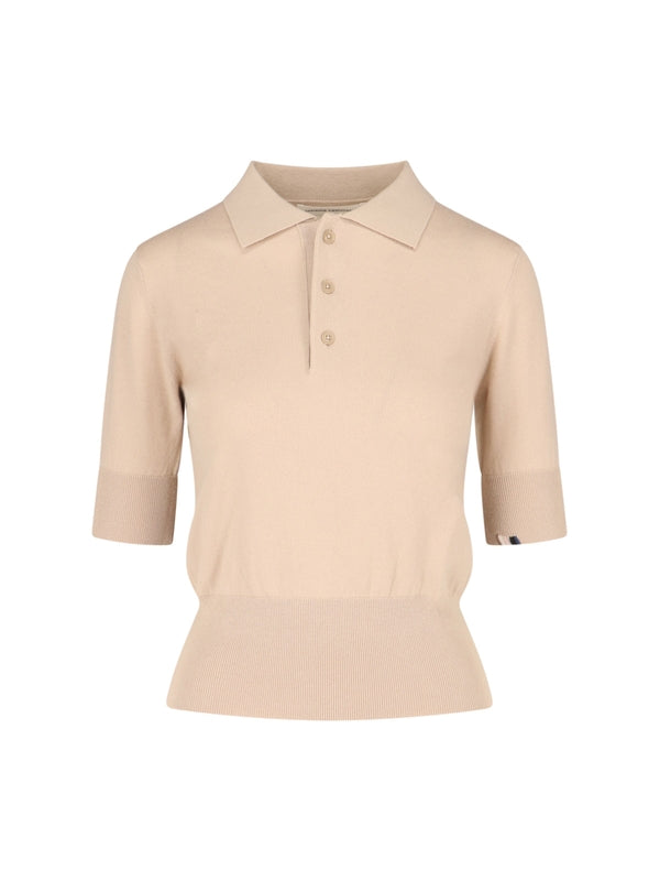 Cotton Cashmere Polo Shirt - Jente