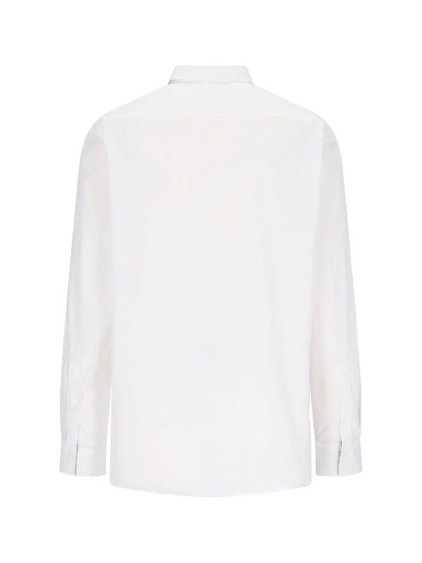 White Cotton Stretch Shirt