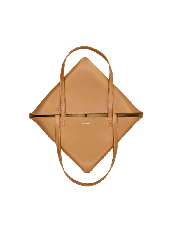 Fold Puzzle Calfskin Tote Bag