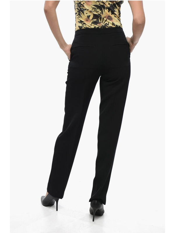 Black Wool Tailored Pants