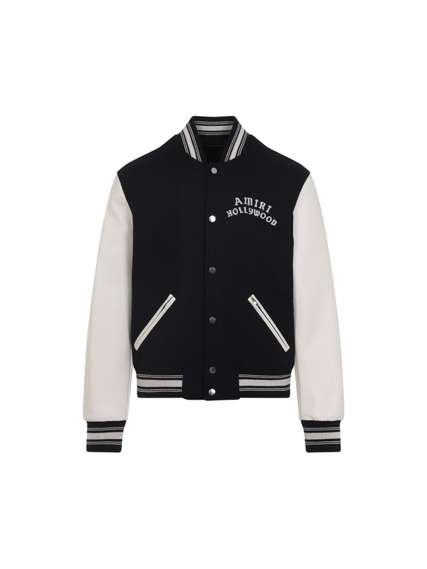 Amiri Black Bomber Jacket