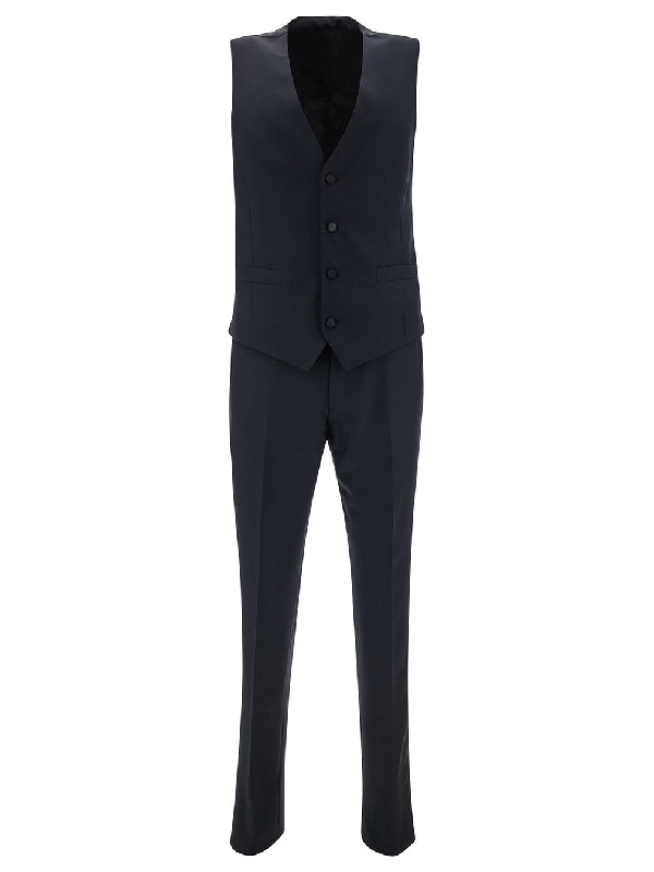 Boutonniere Wool Single Set-Up Suit