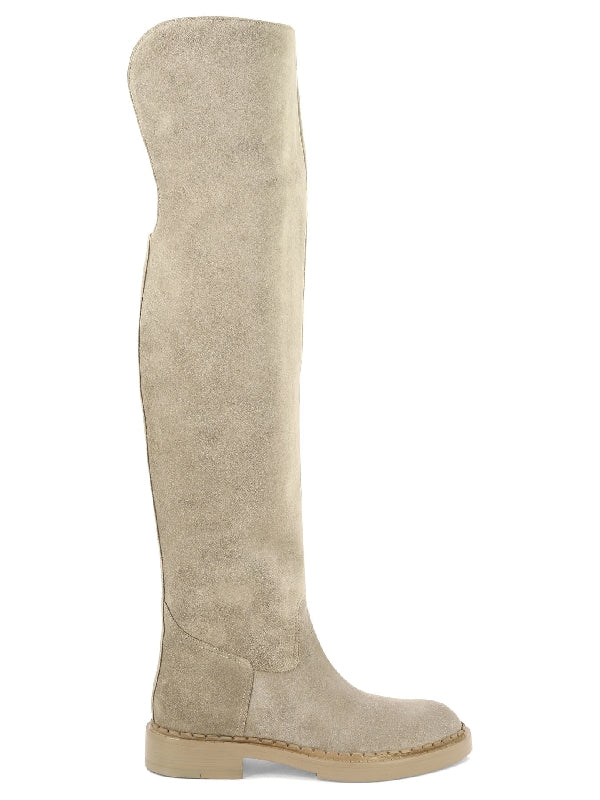 Rider Suede Knee-High Boots