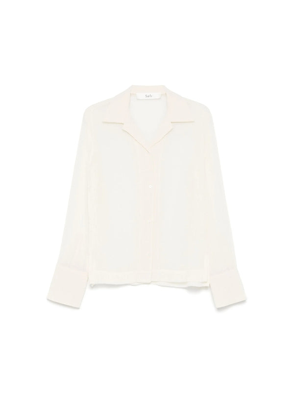 WILLOW Semi-sheer Wool Shirt