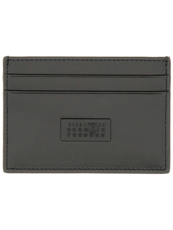 Mm6 Maison Margiela Black Card Holders