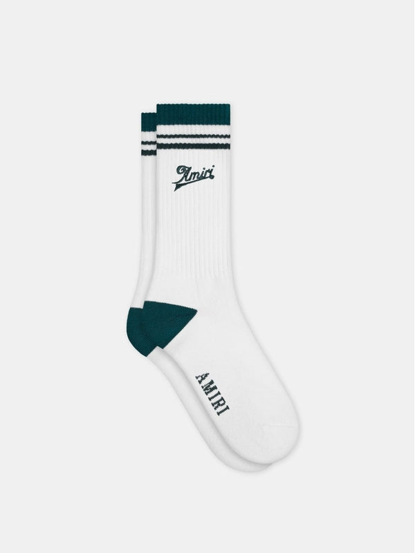 Logo Embroidered High-top Socks