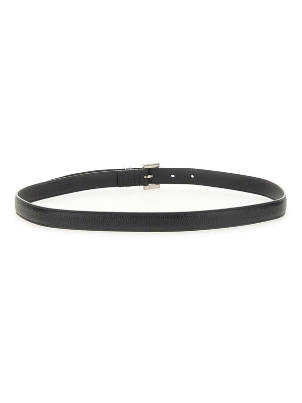 Monogram Leather Square Buckle Belt