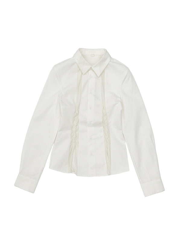 QUARRY Panelled White Shirt