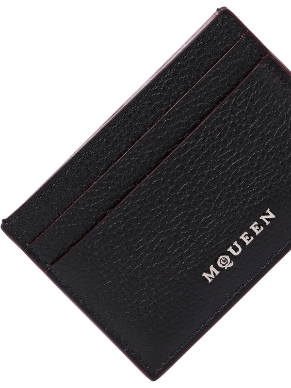Alexander Mcqueen Black Card Holders