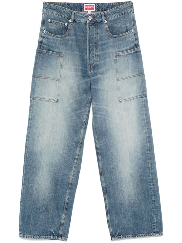 Monkey Cargo Denim Pants