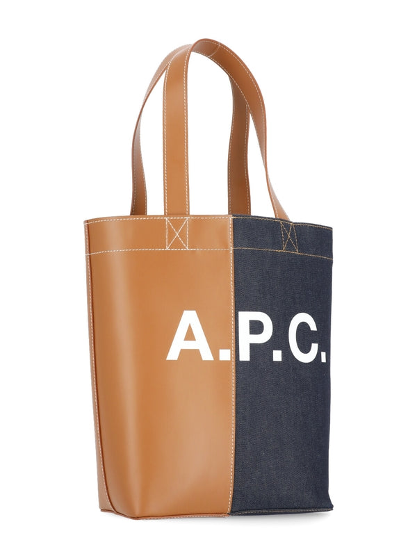 Axel N/s Canvas Leather Tote Bag