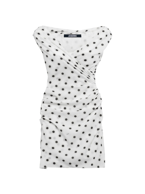 Rita Dot Printing Mini Dress