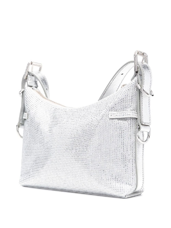 Voyou Metallic Leather Mini Shoulder Bag