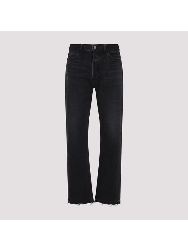 Classic Cotton Denim Pants