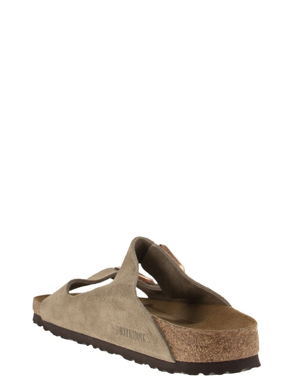 Arizona Strap Suede Sandals