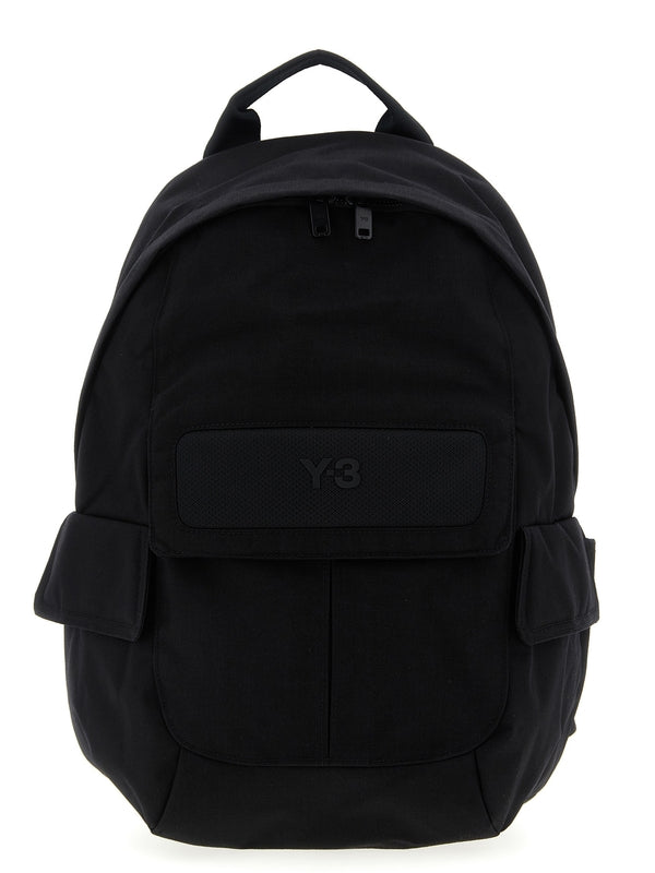 Y-3 Black Backpacks