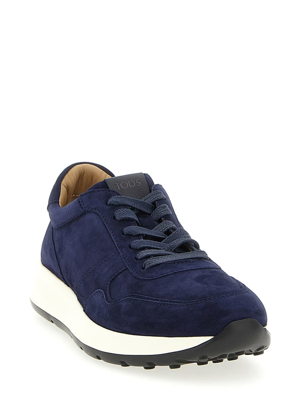 Tod'S Navy Low Top Sneakers