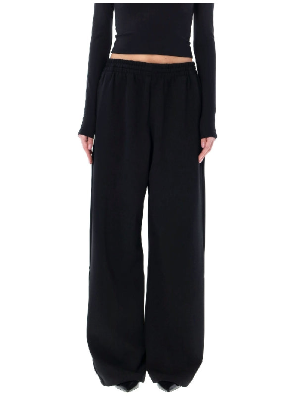 Elastic Waist Wide Pants