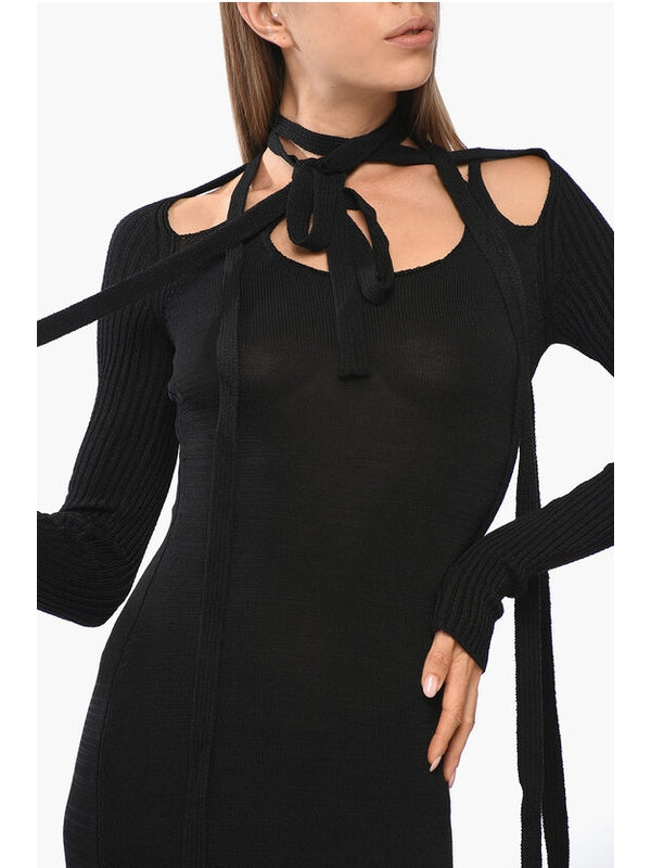 Y/Project Black Long Dress